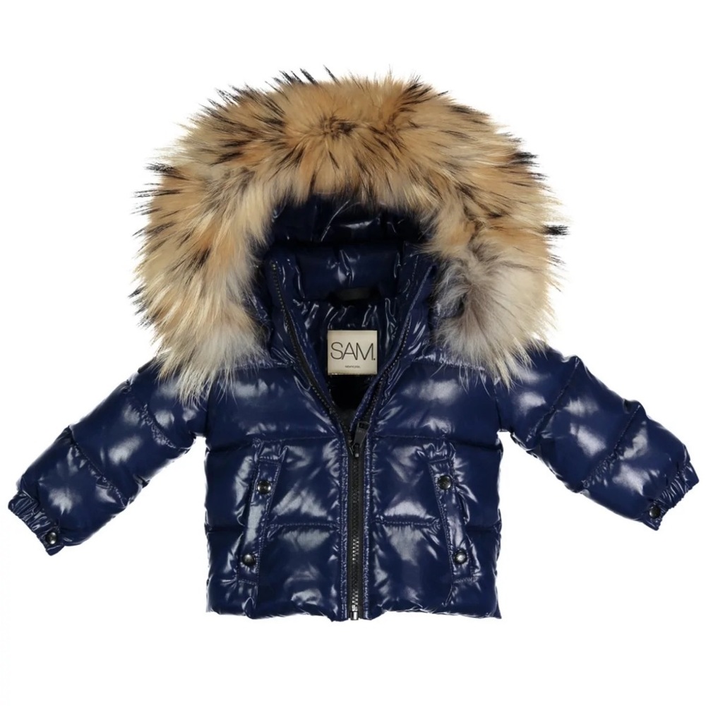 SAM. Toddler Outerwear Jacket - Raccoon Fur Hood